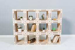 Handmade Bookcase, Reclaimed Wood Wooden Bookcase With Cabinet, Freestanding Bookshelf, Rustic Bookshelf - thumbnail 1