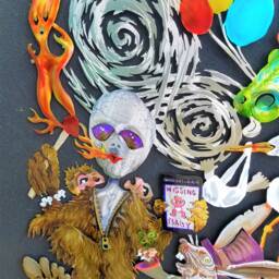1St Mardi Gras Parade, Krewe De Zoo, Original Party Animals, Aliens, Bigfoot, Ferry, Nome, Dna, Rabbit, Stork, Second Line - thumbnail 2