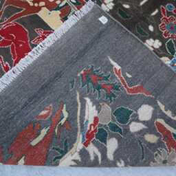 5x8 Ft Pictorial Afghan Kazak Rug, New Farmhouse Handmade Medallion Wool Luxury Bedroom Living Room Office Decor Rug - thumbnail 4