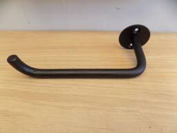 Toilet Roll Holderwrought Iron - Forged Steel Hand Crafted in UK + Free Fitting Kit