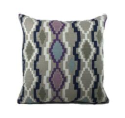 Romo - Ortega Passion Flower Colourful Chilean Inspired Geometric Designer Cushion Cover Handmade Throw Pillow Luxury Home Decor - thumbnail 1
