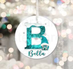 Kids Christmas Gonk Girls Personalised Bauble Gift Present Keepsake Novelty Tree Xmas Mum Girlfriend Daughter Granddaughter