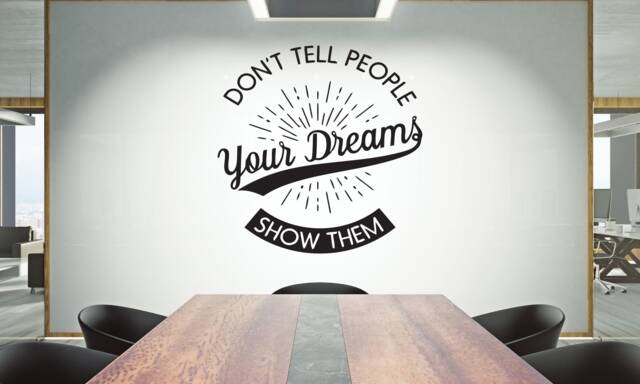 Teamwork Quote Vinyl Wall Decal Office Decor 1753Re - image 1