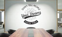 Teamwork Quote Vinyl Wall Decal Office Decor 1753Re - thumbnail 1