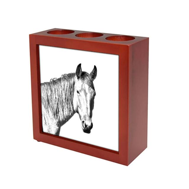 Namib Desert Horse - Wooden Stand For Candles/Pens With The Image Of A New Collection - image 1
