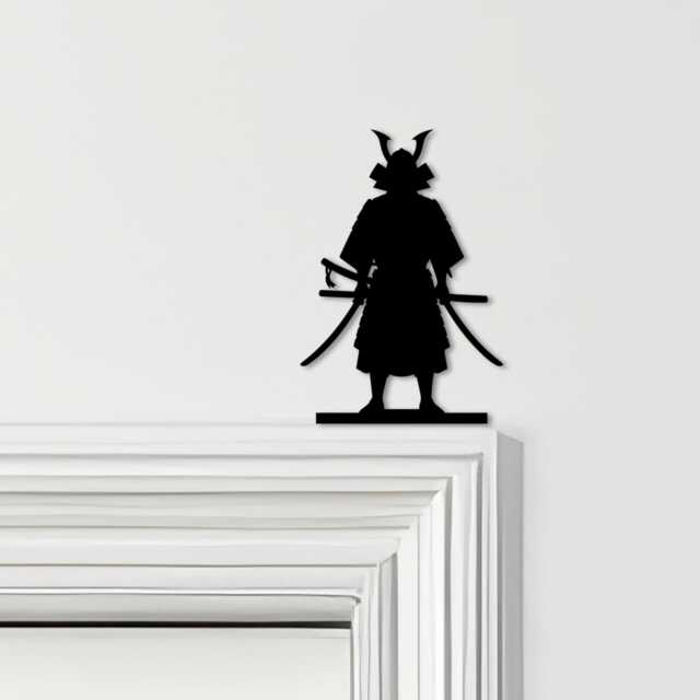 Door Topper Samurai Warrior Various Colours Top Of Decorative Sign - Sign, Novelty Wall Decor, Frame Art, Art - image 1