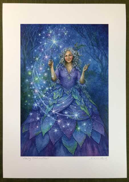 "Fairy Godmother - Print From The ""Forest Of Enchantment Oracle" - image 1