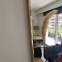 Moroccan Handmade Brass Wall Mirror - thumbnail 3