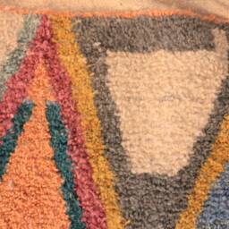 Colorful Moroccan Rug, Custom Fabulous Boujad Abstract Multicolored Carpet, Handmade Bohemian Rug - thumbnail 4
