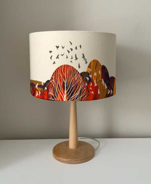Lampshade/ Startled Birds Design/Original Design - image 1