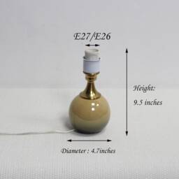 Duzy New Ceramic Lamp Base For Home Decor, 110-240V/50-60Hz - thumbnail 2