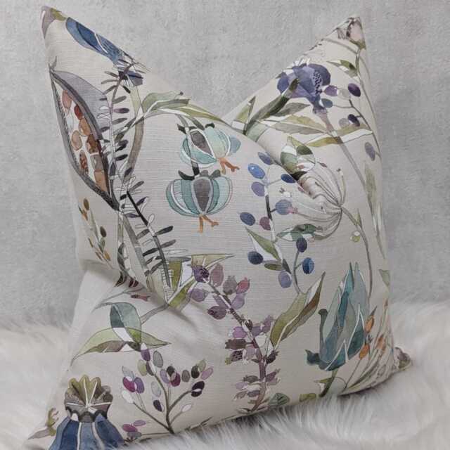Voyage Maison Kelston Capri Country Floral Cushion Cover, Pillow Cover Chair Farmhouse Cushion - Cover Only - image 1