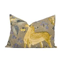 Zoffany - Arden Pewter Mid-Century British Tapestry Cushion Cover Handmade Throw Pillow Designer Home D??cor - thumbnail 3