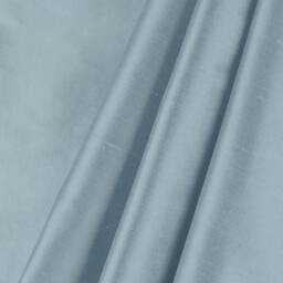 Ihf Dupioni Silk Curtains, Luxury Drapes, Pinch Pleat Lined Custom Drapery Panels, Ice Blue - Pair - thumbnail 2