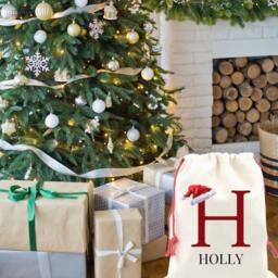 Personalised Christmas Stocking, Santa Sack, Reindeer & Stocking, Eve Box, First Gift, Decoration - thumbnail 2