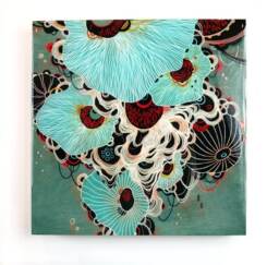 Deluge - Resin-Coated Art Print On Wood Panel - thumbnail 1