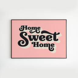 Home Sweet - Decor Music A3 A4 A5 Wall Art Poster Print Gift - thumbnail 2