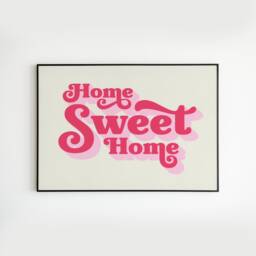 Home Sweet - Decor Music A3 A4 A5 Wall Art Poster Print Gift - thumbnail 3