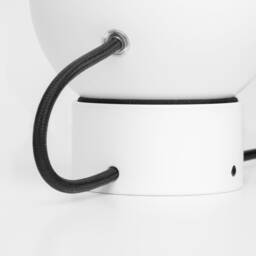 Hanson Wall Sconce White Plug-In On/Off Switch Bedside Lamp - thumbnail 3