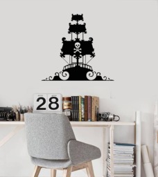 Pirate Ship Vinyl Wall Decal Wave Kids Room Creative Decor Art Stickers Mural - #2645Di - thumbnail 1