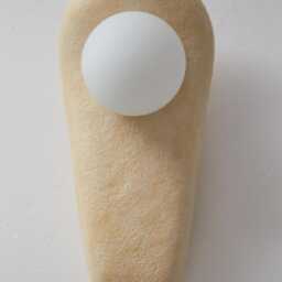 Simple Wall Light, Textured Fixtures, Modern Organic Sconce, Sconces Ceramic, Clay Lamp Light - thumbnail 2