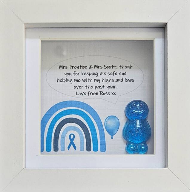 Diabetes Childrens Thank You Gift, Teacher T1 Gift, Teacher Frame, Type 1 Send, Gift - image 1