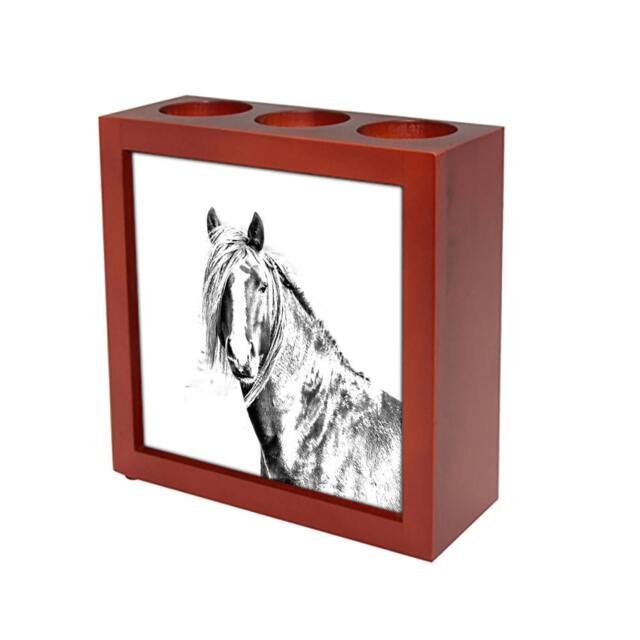 Canadian - Wooden Stand For Candles/Pens With The Image Of A Horse New Collection - image 1