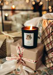 Cosy Winter Soy Candle Festive Gift For Her Christmas Cinnamon Holiday Decor Box