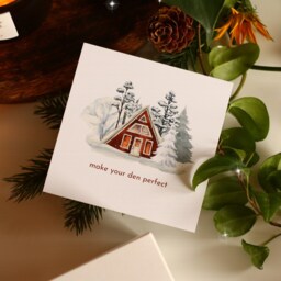 Cosy Winter Soy Candle Festive Gift For Her Christmas Cinnamon Holiday Decor Box - thumbnail 3