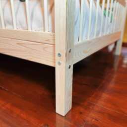 Pine Wood Bed Frame - Montessori Floor Toddler Free Delivery Single, Double - thumbnail 4