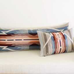 12x18 White Sands Wool Pillow Cover, Southwestern Cover - Ready To Ship - thumbnail 3