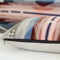12x18 White Sands Wool Pillow Cover, Southwestern Cover - Ready To Ship - thumbnail 2