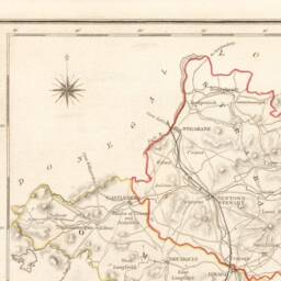 Tyrone Map - Old Antique Reproduction Print Of Derry 1846 Northern Ireland - thumbnail 3