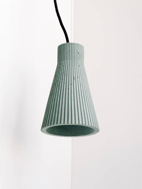 Concrete Pendant Lamp [S1] Pleated & Colorful Minimalist Living Room Dining Kitchen - image 1