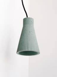 Concrete Pendant Lamp [S1] Pleated & Colorful Minimalist Living Room Dining Kitchen