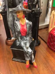 Ceramic Lady Sitting