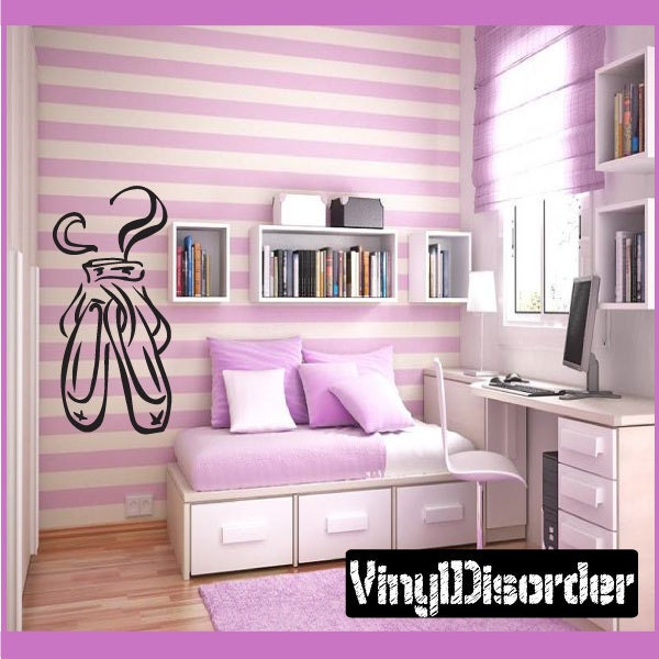 Ballet Shoes - Vinyl Wall Decal Quotes Sticker Balletshoesvet - image 1