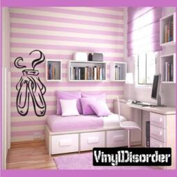Ballet Shoes - Vinyl Wall Decal Quotes Sticker Balletshoesvet - thumbnail 1