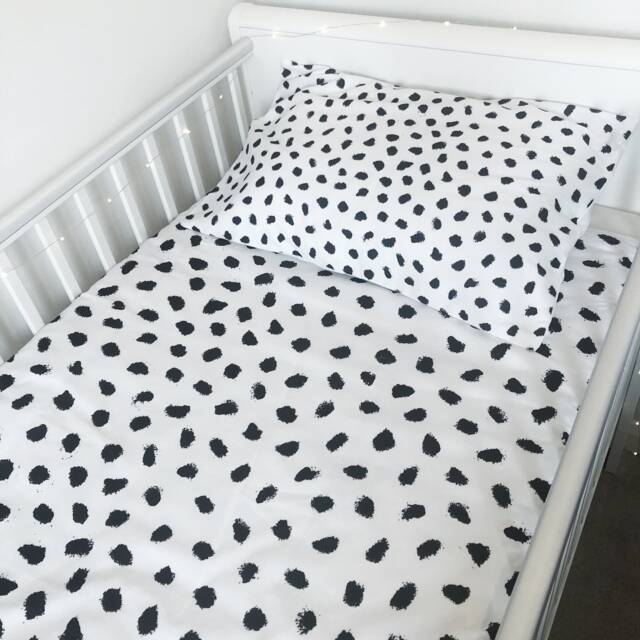 Dalmatian Spots Bedding, Dots, Duvet Covers, Fitted Sheets, Children's Room Decor, Kids Baby Bedding, Bedding - image 1