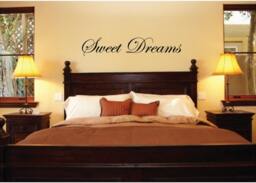 Sweet Dreams Wall Decal - Removable Vinyl Decals - thumbnail 1