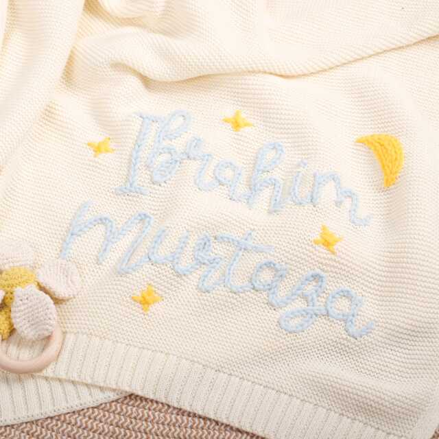 Custom Baby Blanket - Personalized Embroidered Name, Ultra-Soft & Cherished - image 1