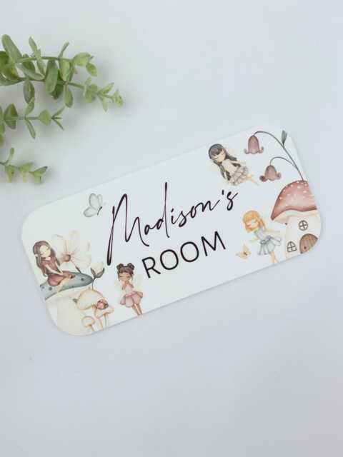 Personalised Fairy Garden Door Sign Whimsical Nursery Decor - image 1