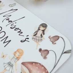 Personalised Fairy Garden Door Sign Whimsical Nursery Decor - thumbnail 3