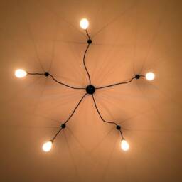 Octopus Chandelier 5 Pendants Light Spider Lighting Industrial Chandelier Bespoke Pendant Lighting Industrial Lamp - thumbnail 3