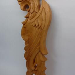 Woodcarving, Wood Art, Woodworking, Home D??cor, Woodcraft, Wall Hanging, Dragon, Handmade, Wooden Gift 7, 48 X 19, 69??? - Made To Order - thumbnail 2