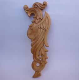 Woodcarving, Wood Art, Woodworking, Home D??cor, Woodcraft, Wall Hanging, Dragon, Handmade, Wooden Gift 7, 48 X 19, 69??? - Made To Order - thumbnail 1