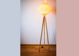Tripod Floor Lamp Retro 60-70 Design Origami