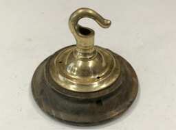 Brass Ceiling Hook Lamp Chandelier Light Wall Patras Wooden Mount Hanging Chain Antique Old