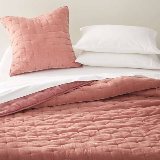 Pinky Girl Bedroom - Silk Velvet Blanket Comforter Duvet, Coverlet, Bedspread, Real Silk Bedding Sets. Customization Any Size & Color - image 1