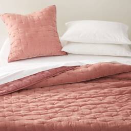 Pinky Girl Bedroom - Silk Velvet Blanket Comforter Duvet, Coverlet, Bedspread, Real Silk Bedding Sets. Customization Any Size & Color